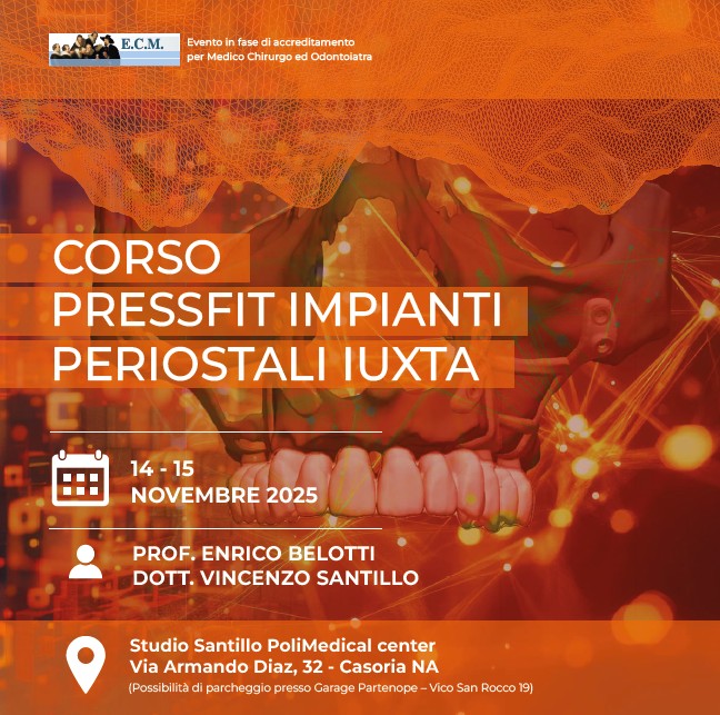 CASORIA – Corso PRESSFIT Impianti Periostali Iuxta